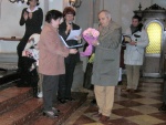 La consegna dei riconoscimenti al gruppo Lieta Armonia