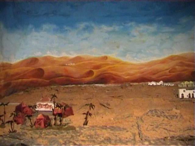 sfondo deserto vista diretta (riflesso sugli specchi)