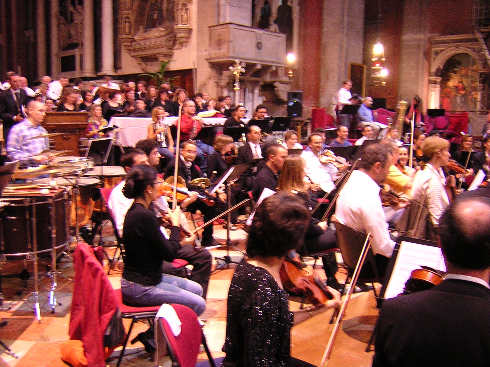 Alcuni dei componenti dell'orchestra