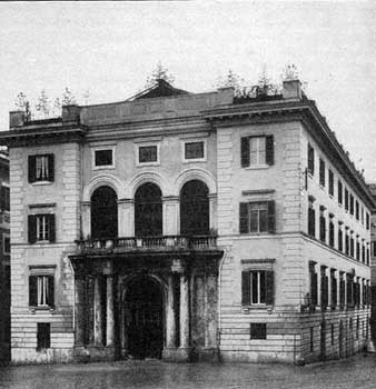 Das päpstliche Bibelinstitut an der Piazza Pilotta in Rom