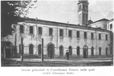 Scuole ginnasiali di Castelfranco Veneto nelle quali studiò Giuseppe Sarto