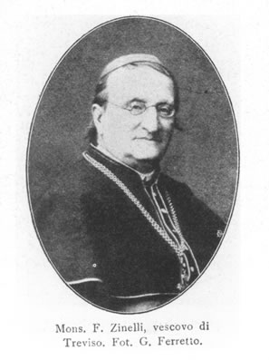 Mons. F. Zinelli, vescovo di Treviso. Fot. G. Ferretto