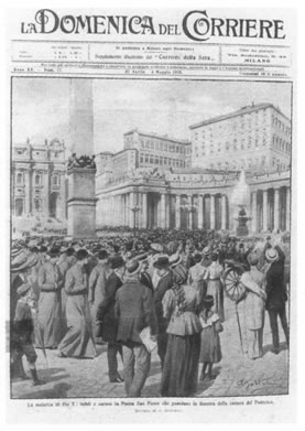 Copertina de La Domenica del Corriere