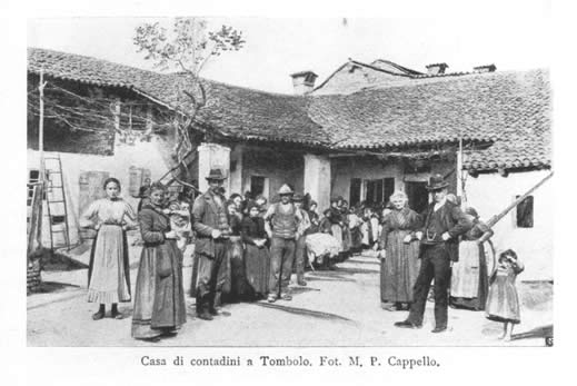 Casa di contadini a Tombolo. Fot. M. P. Cappello