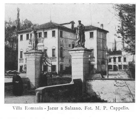Villa Romanin - Jacur a Salzano. Fot. M. P. Cappello
